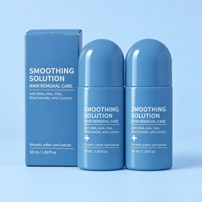 Two RazorCalm roll-on bottles and the box